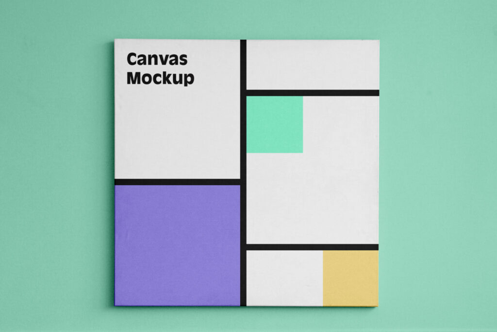 Canvas Square Mockup