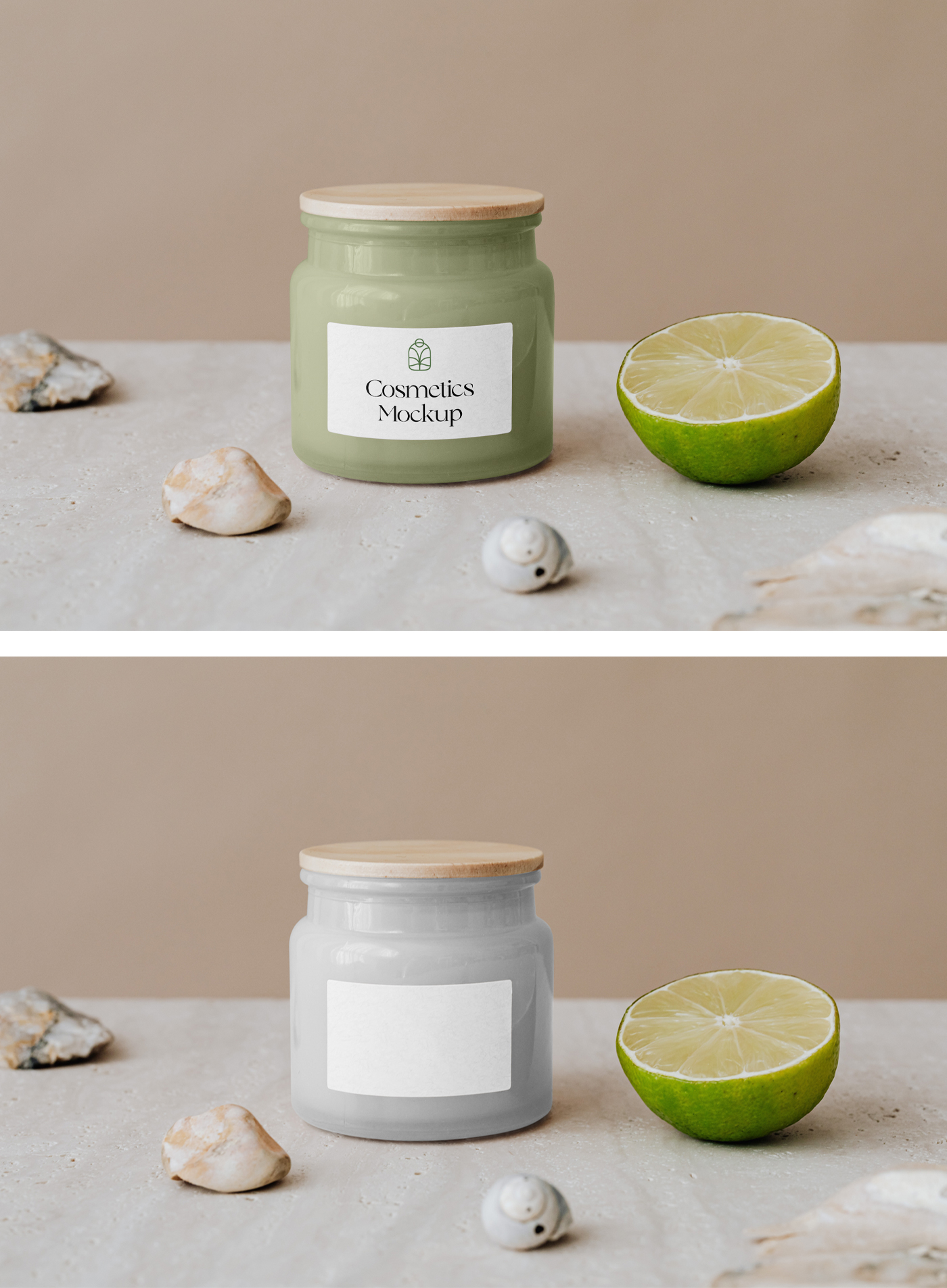 Bath Jar PSD Mockup