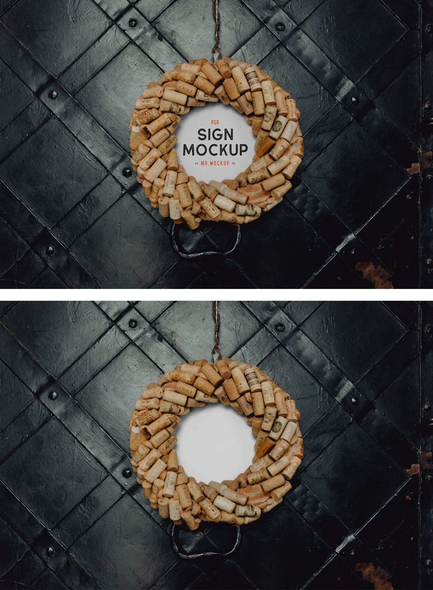 Restaurant Sign PSD Mockup