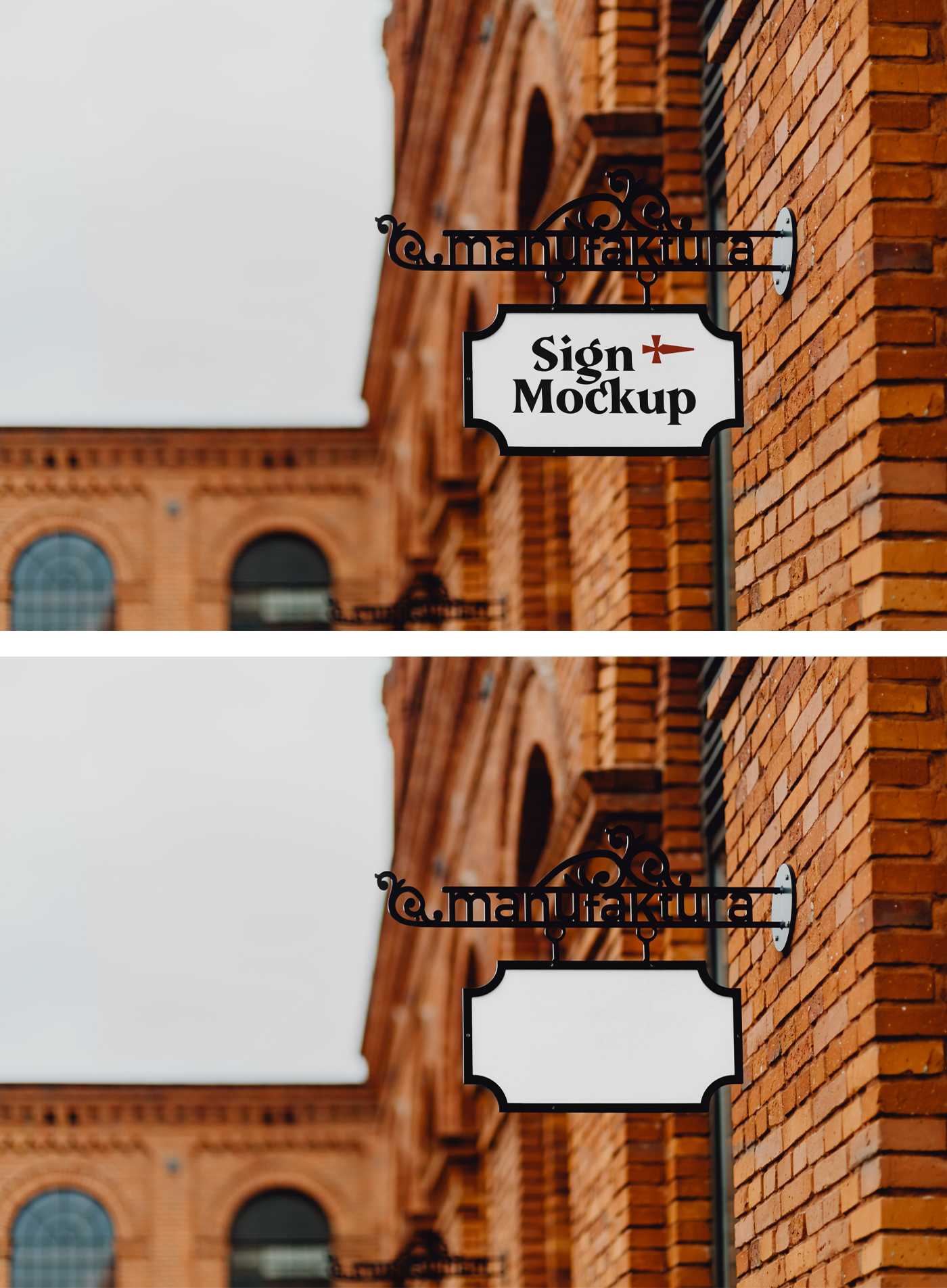 Sign Metal PSD Mockup