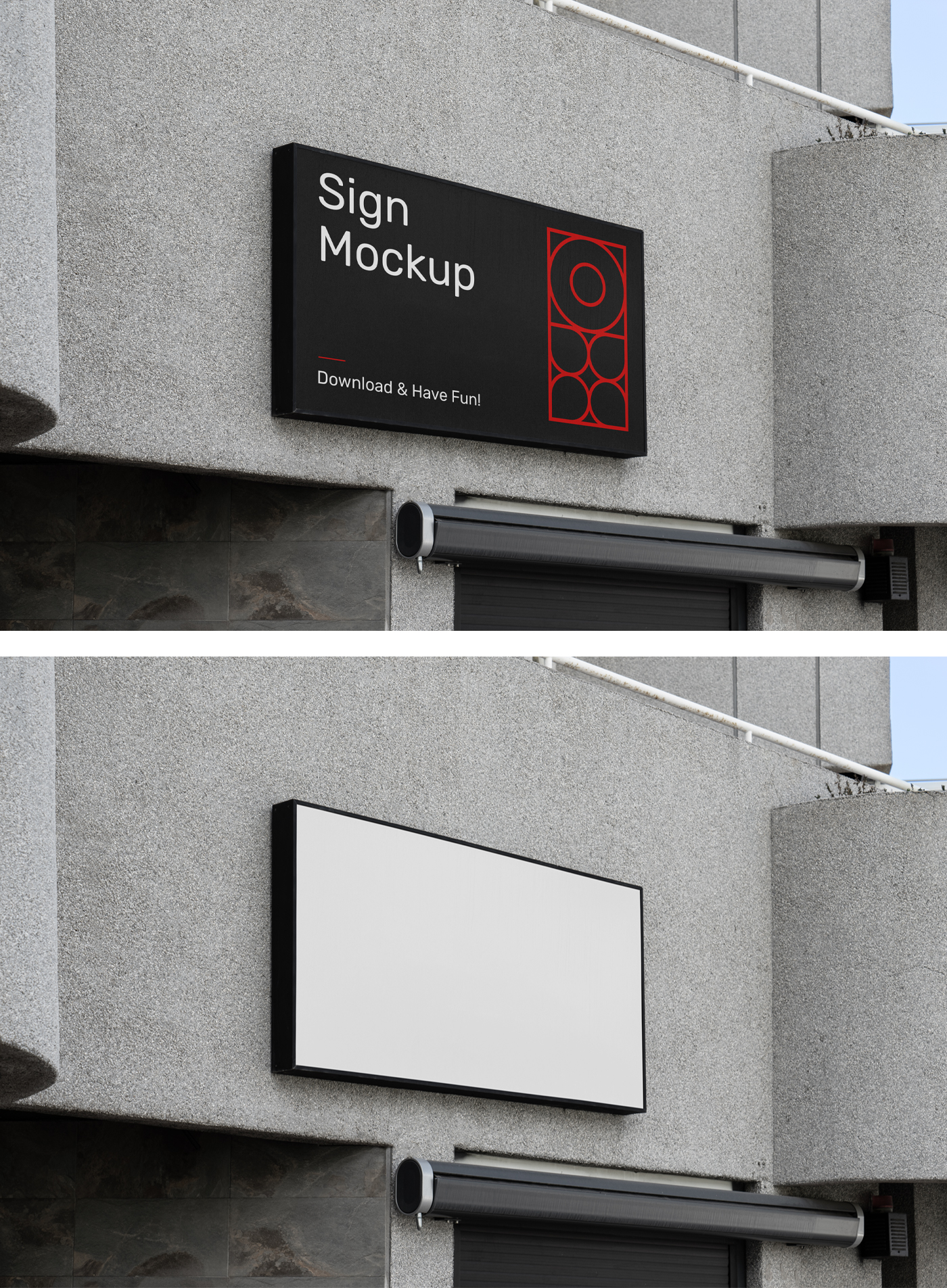 Sign on Building Vol.1 Mockup