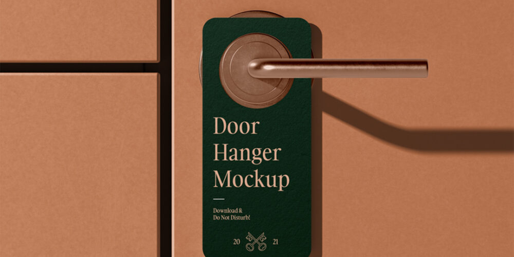 Door Hanger Mockup