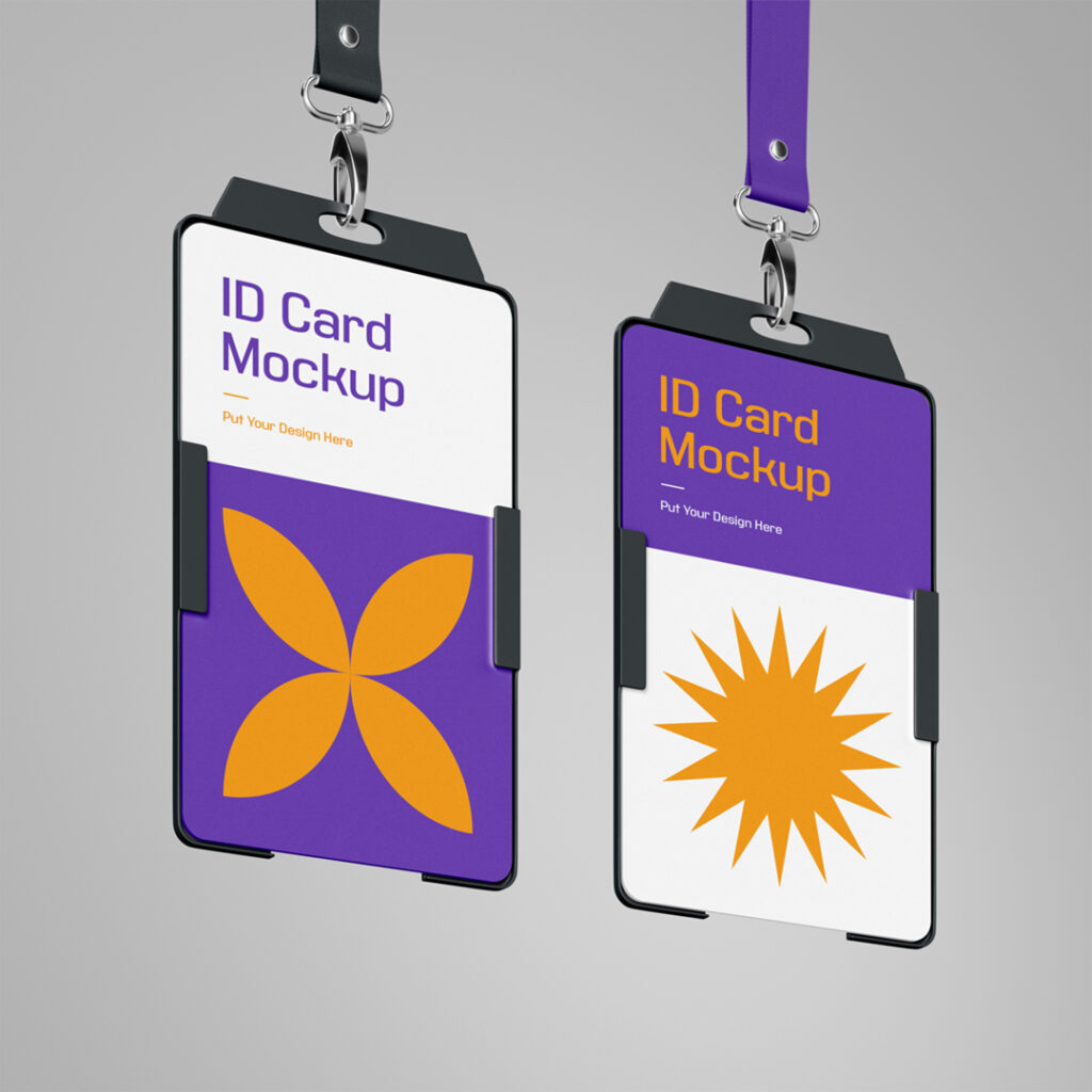 ID Card PSD Mockup