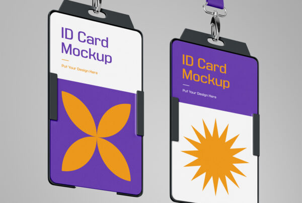 ID Card PSD Mockup