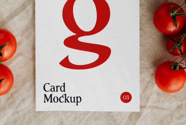 Card with Tommato Mockup