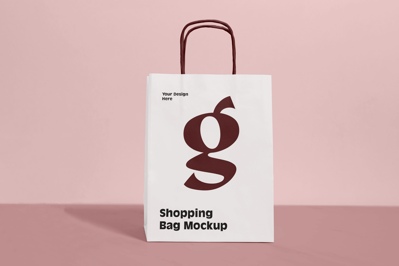 Small Shopping Bag Mockup — Mr.Mockup