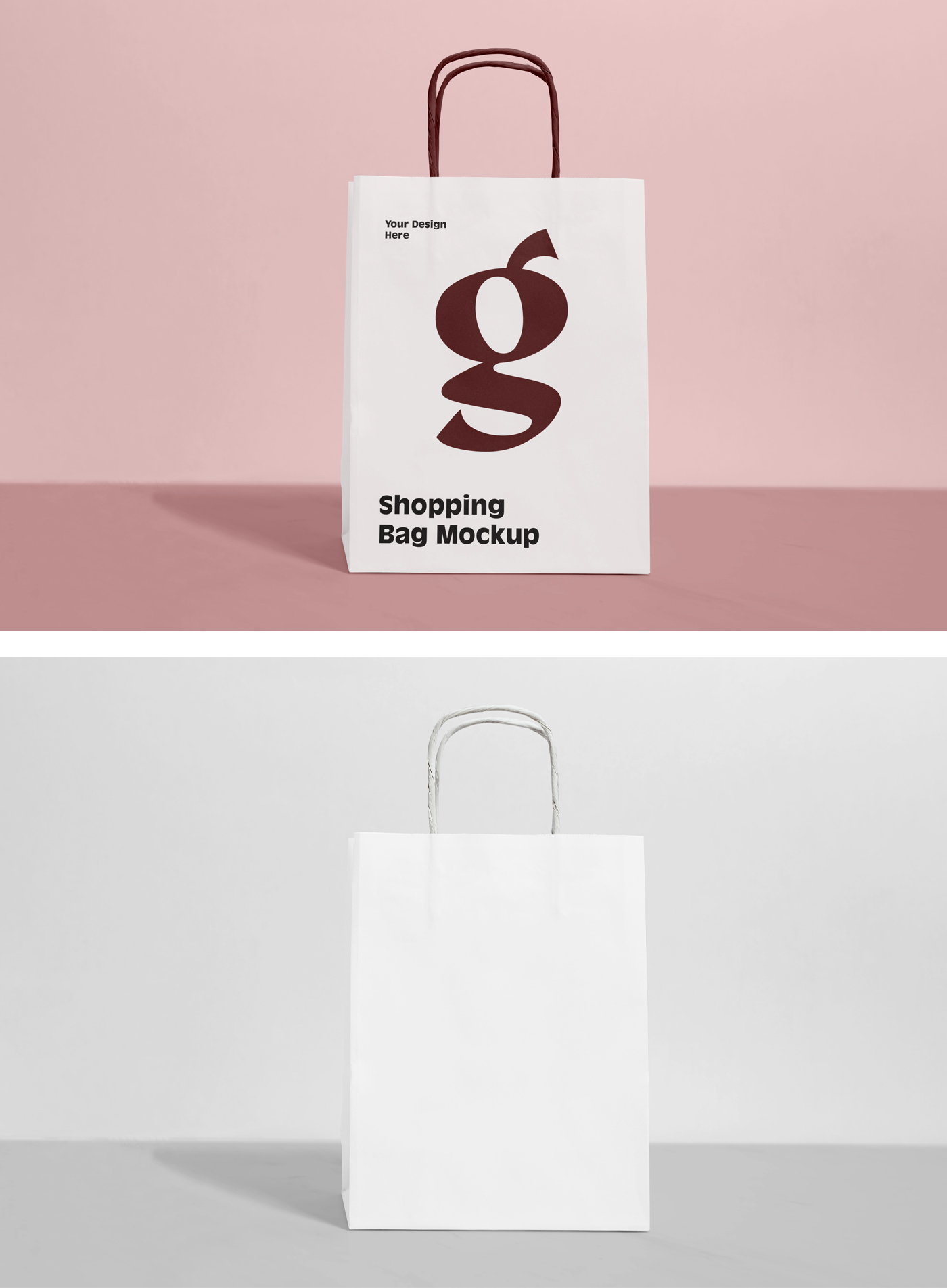 Small Shopping Bag Mockup — Mr.Mockup