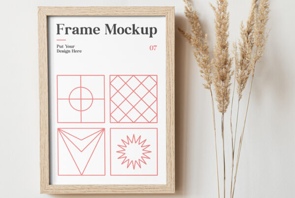 Frame on the Wall Mockup