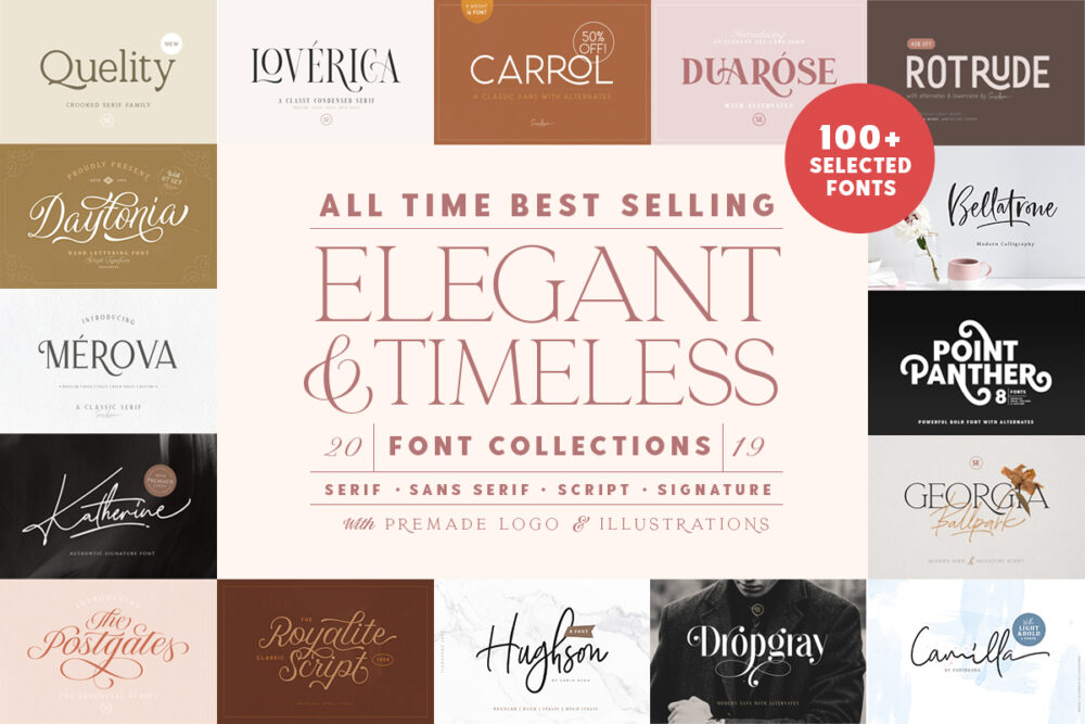 Elegant & Timeless Font Bundle
