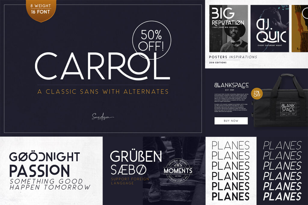Elegant & Timeless Font Bundle — PSD Mockups & Freebies | Mr.Mockup