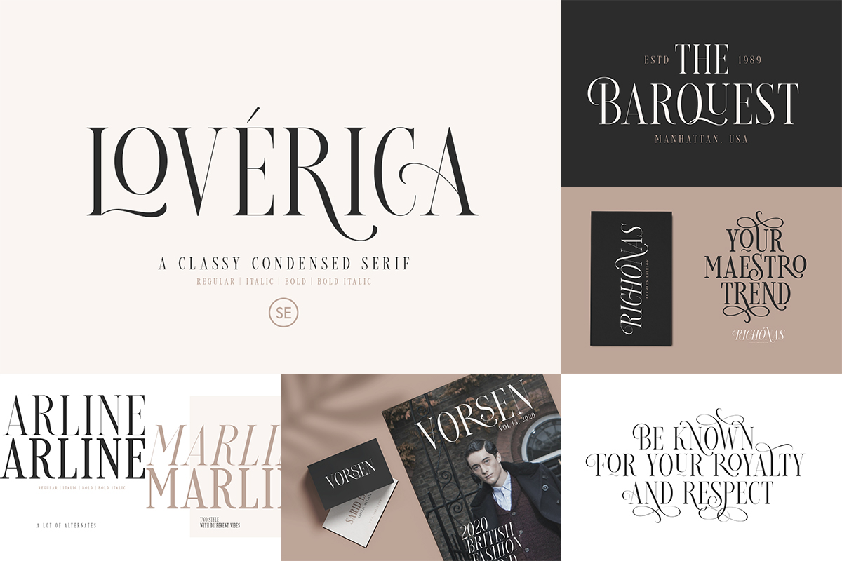 Elegant & Timeless Font Bundle — PSD Mockups & Freebies | Mr.Mockup