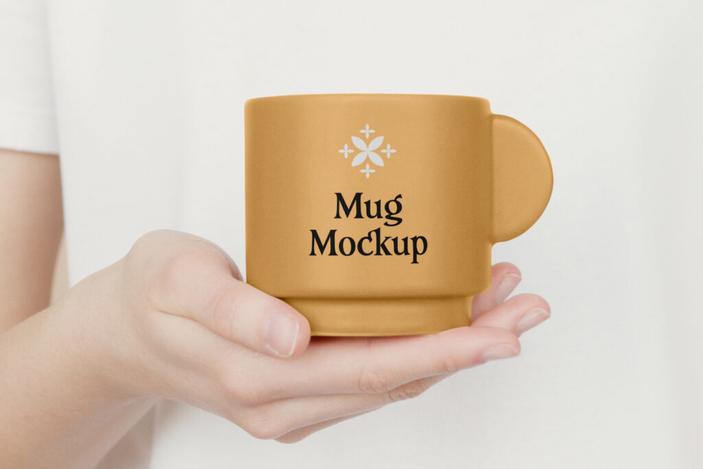 Ceramic Mug PSD Mockup