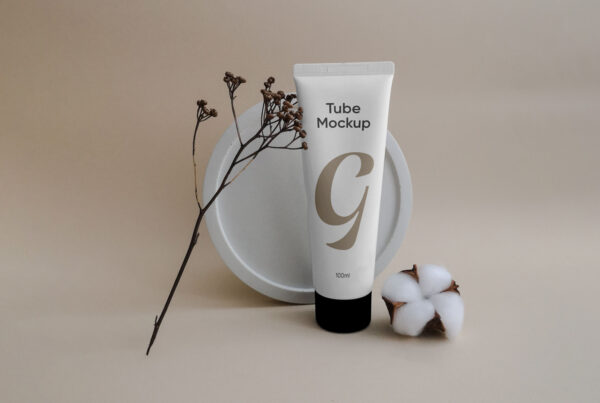 Plastic Tube Mockup
