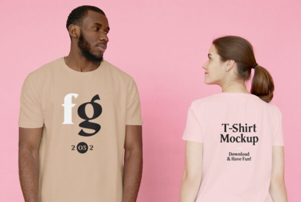 Two T-Shirt's Mockup