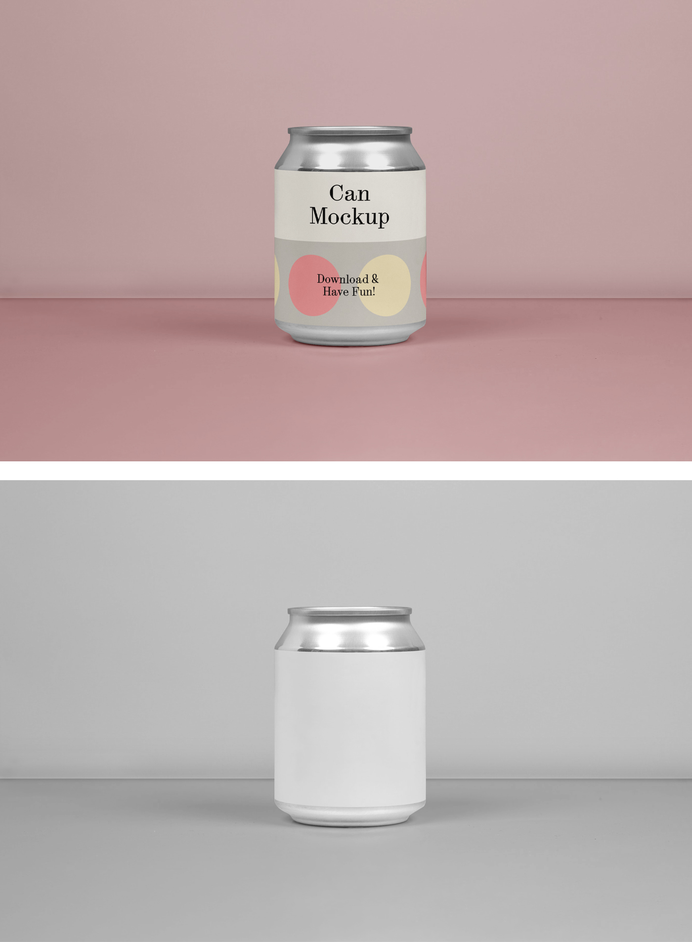 Mini Can PSD Mockup