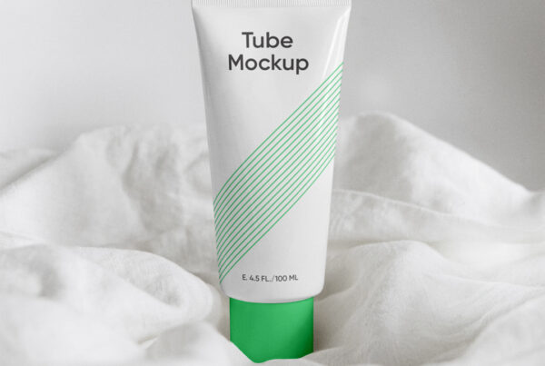 Cosmetics Tube PSD Mockup