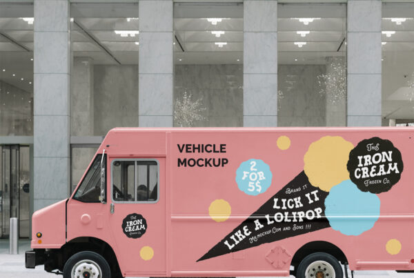 Vehicle PSD Mockup