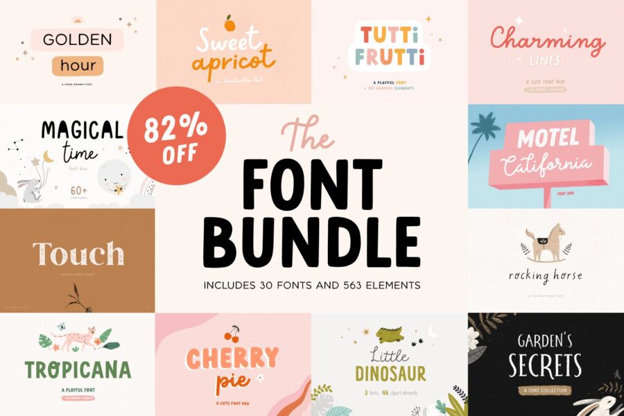 The Font Bundle — PSD Mockups & Freebies |Mr.Mockup
