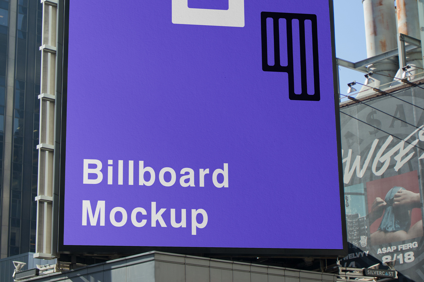 Big Vertical Billboard Mockup — Mr.Mockup | Graphic Design Freebies