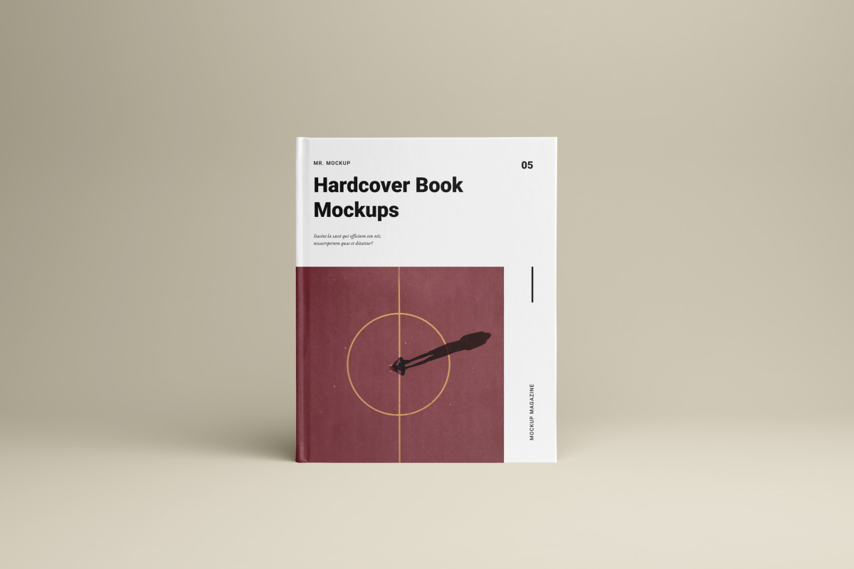 Hardcover Book Mockup 01 HBM