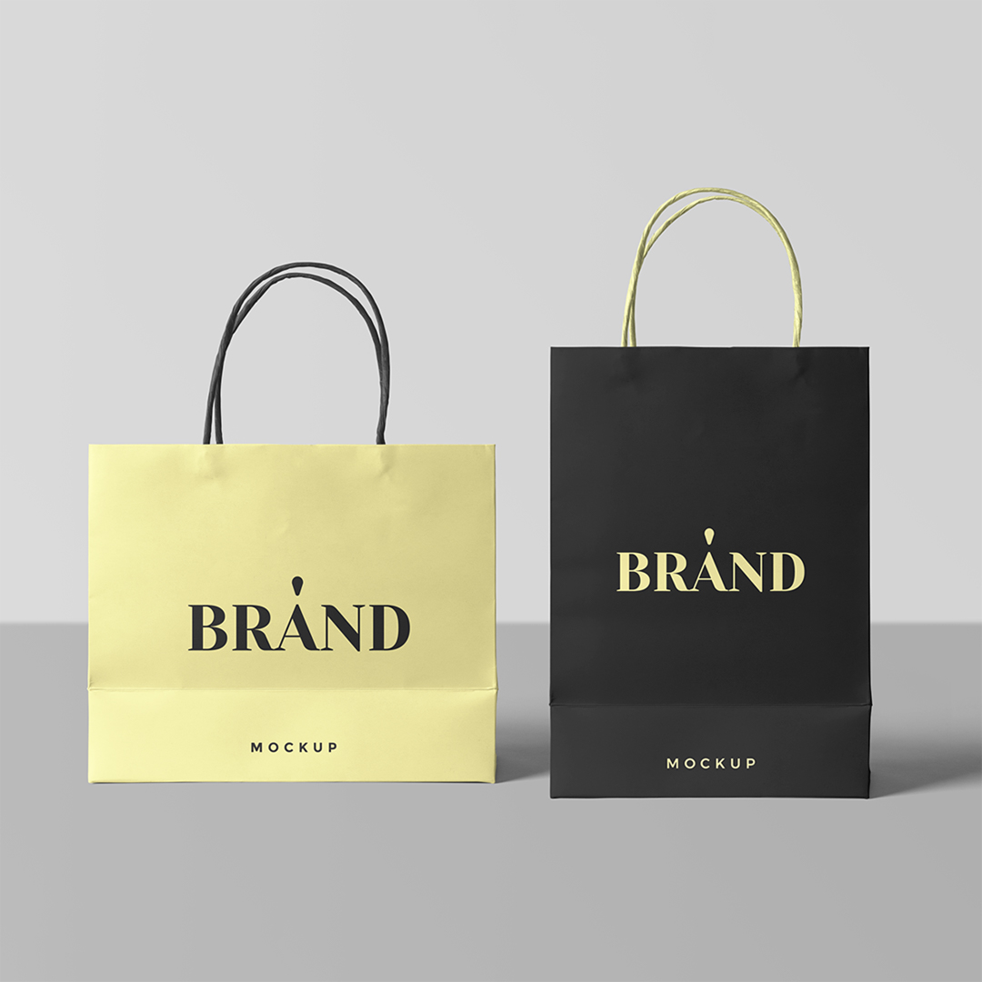 Small Shopping Bag Mockup — Mr.Mockup