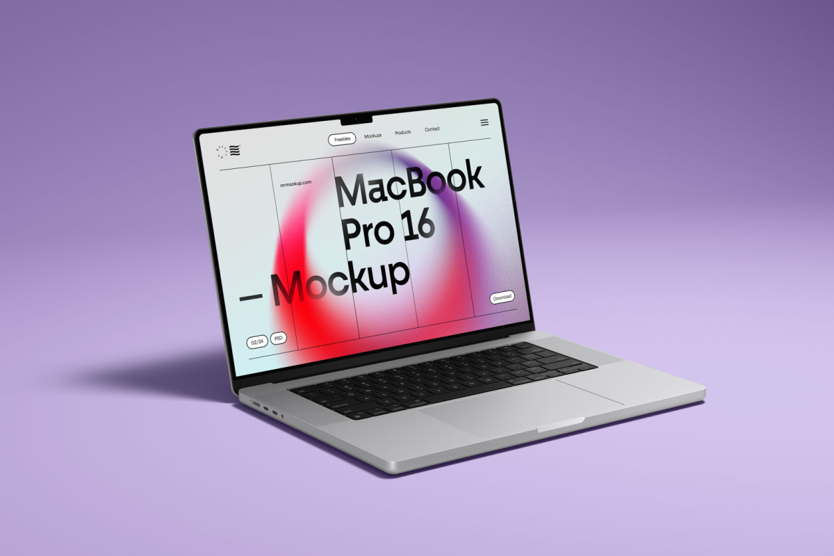 MacBook Pro 16 Mockups 01 MBP16M
