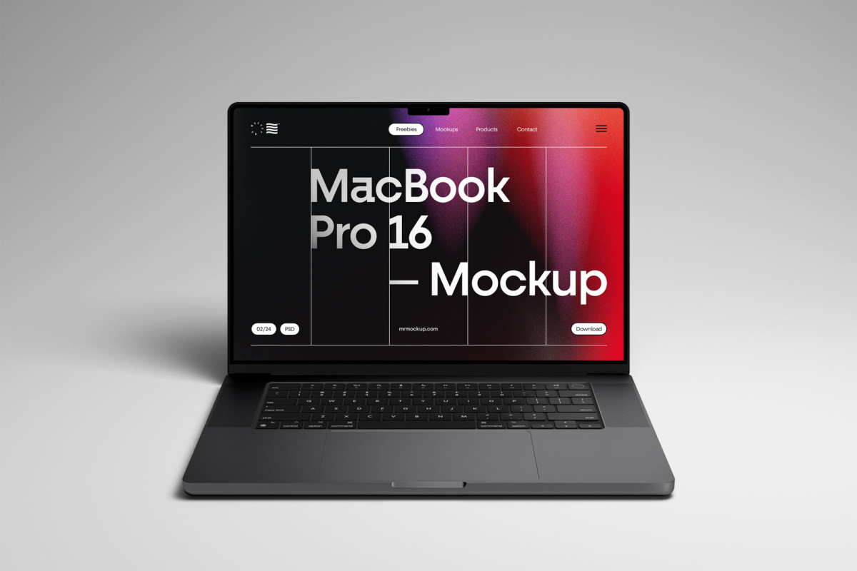 MacBook Pro 16 Mockups 02 MBP16M