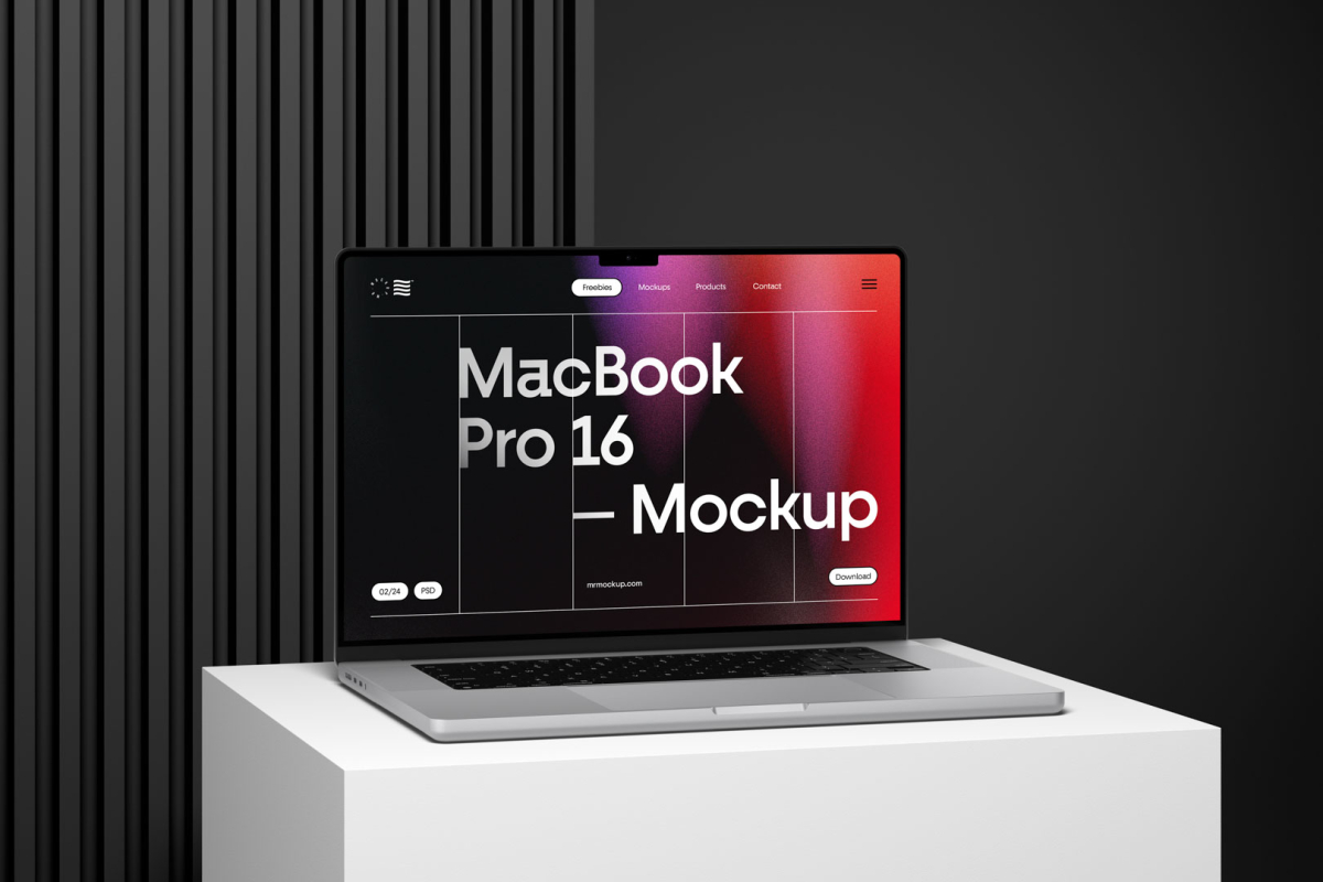 MacBook Pro 16 Mockups 04 MBP16M