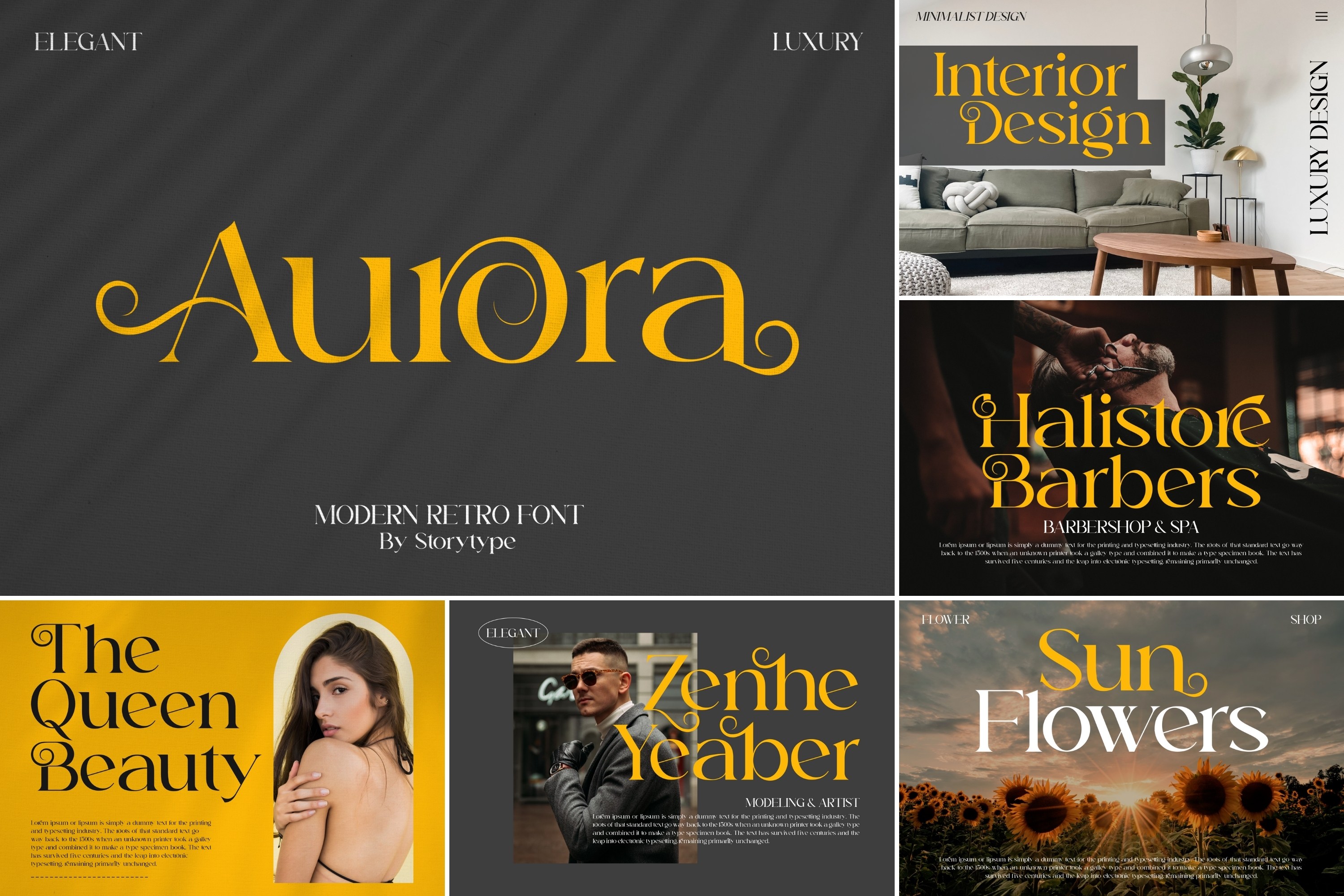 The Modern Display Font Bundle