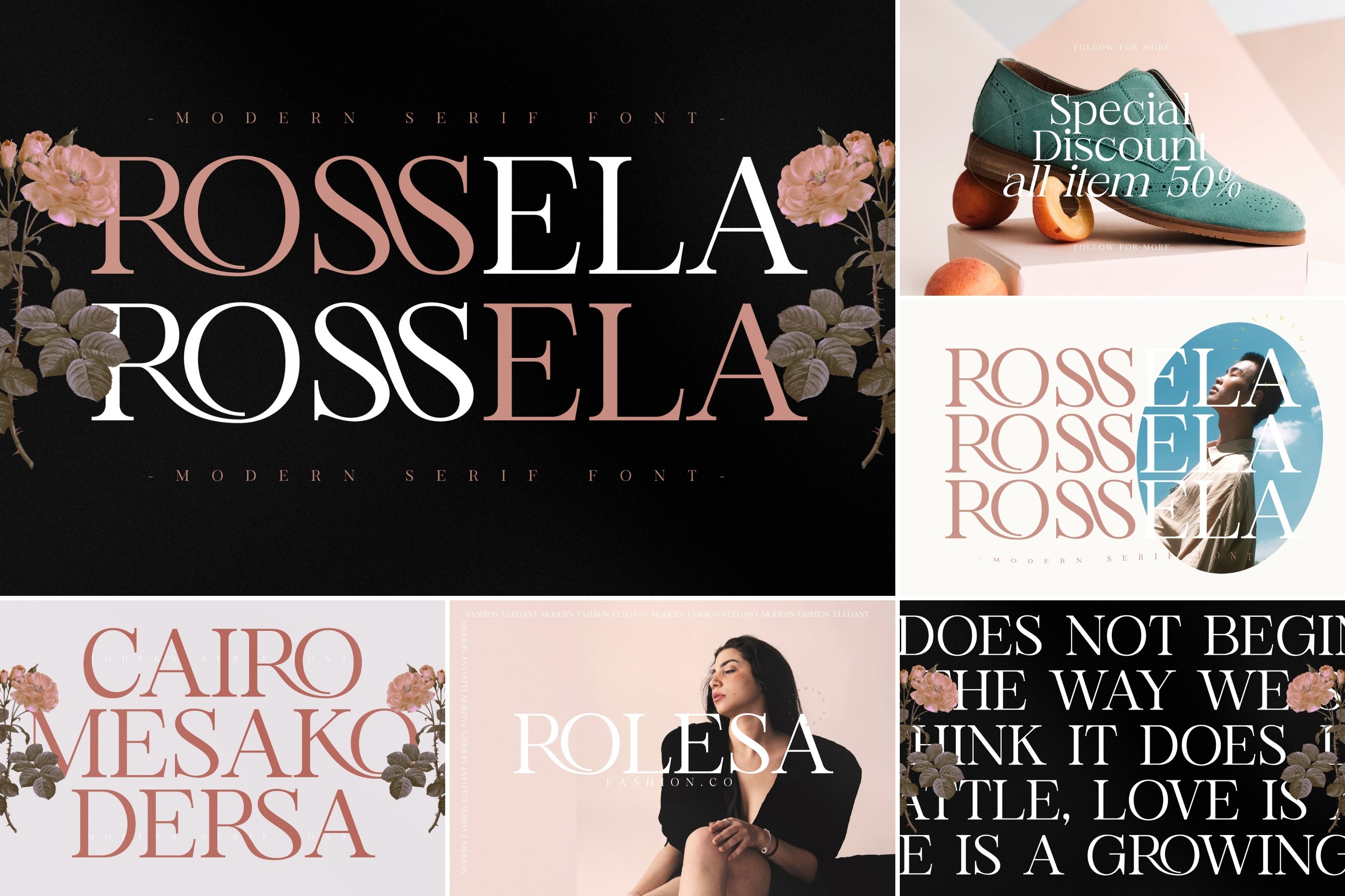 The Modern Display Font Bundle
