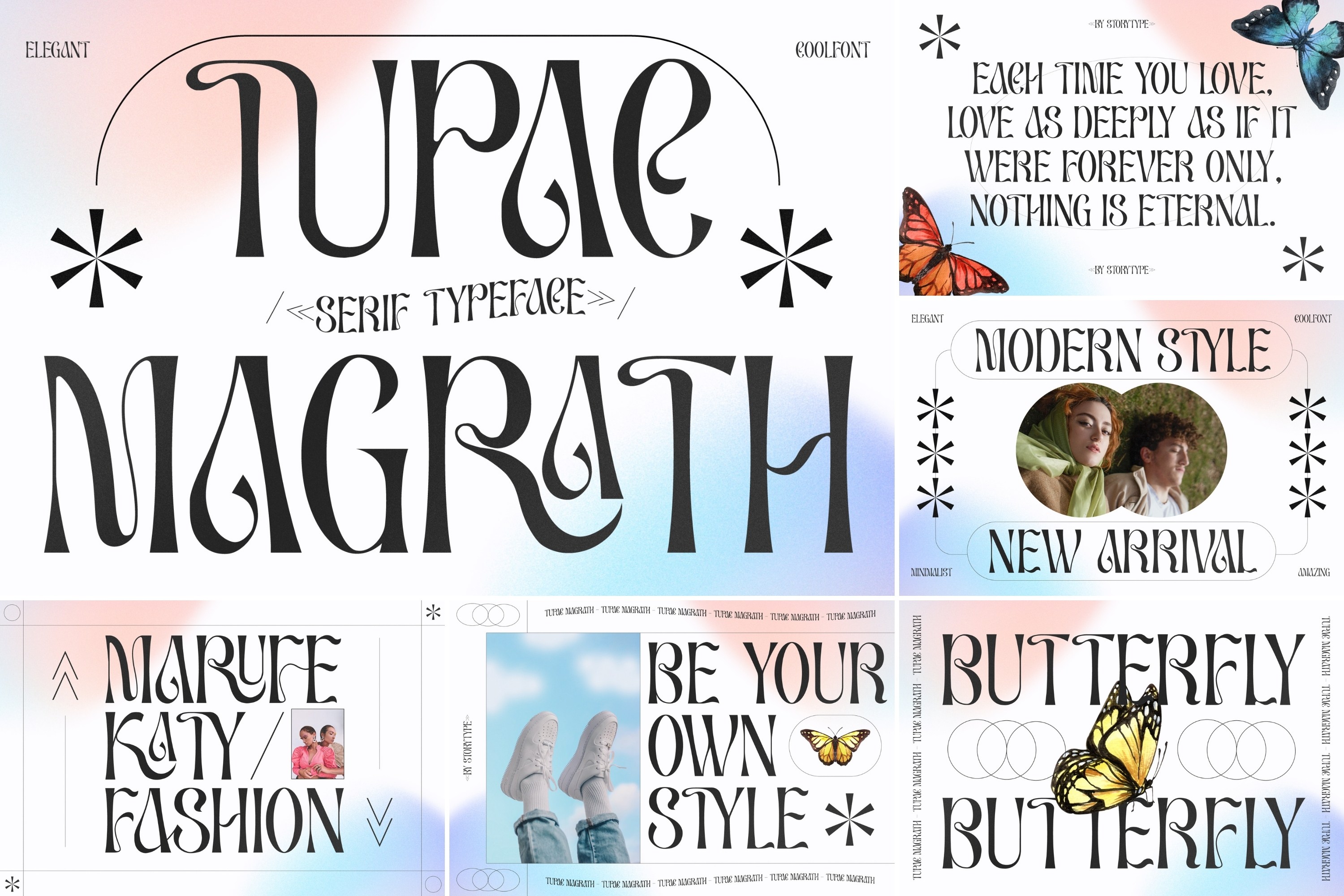 The Modern Display Font Bundle