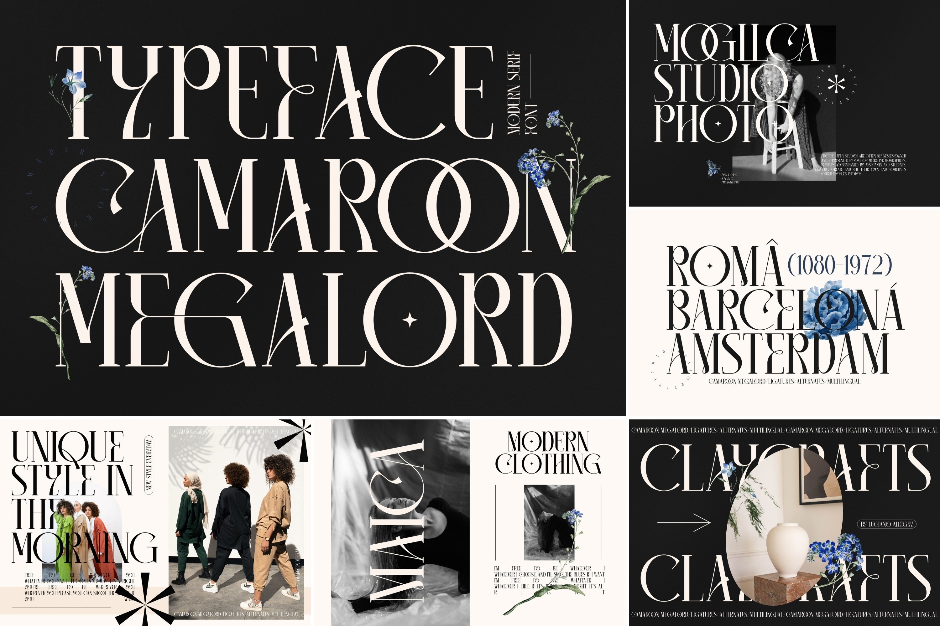The Modern Display Font Bundle