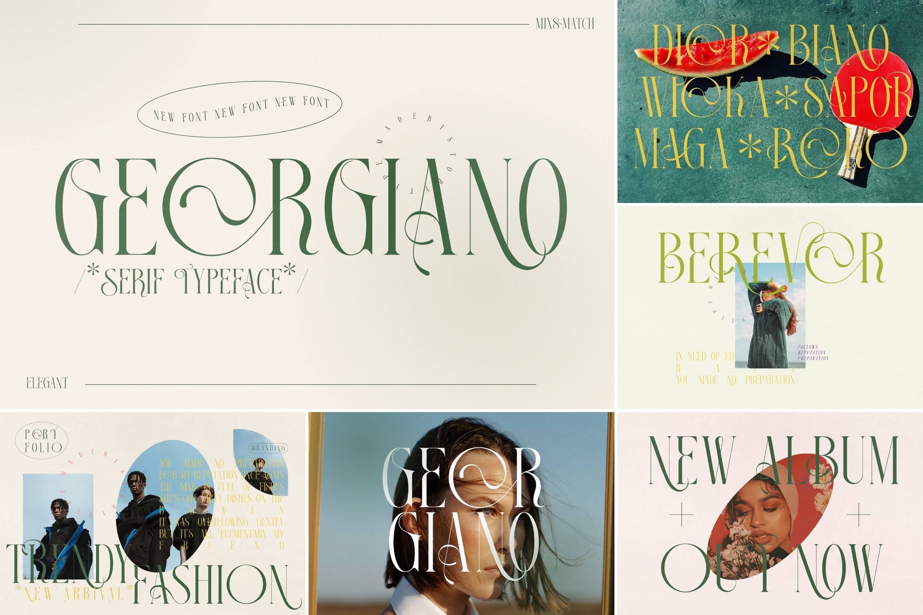 The Modern Display Font Bundle