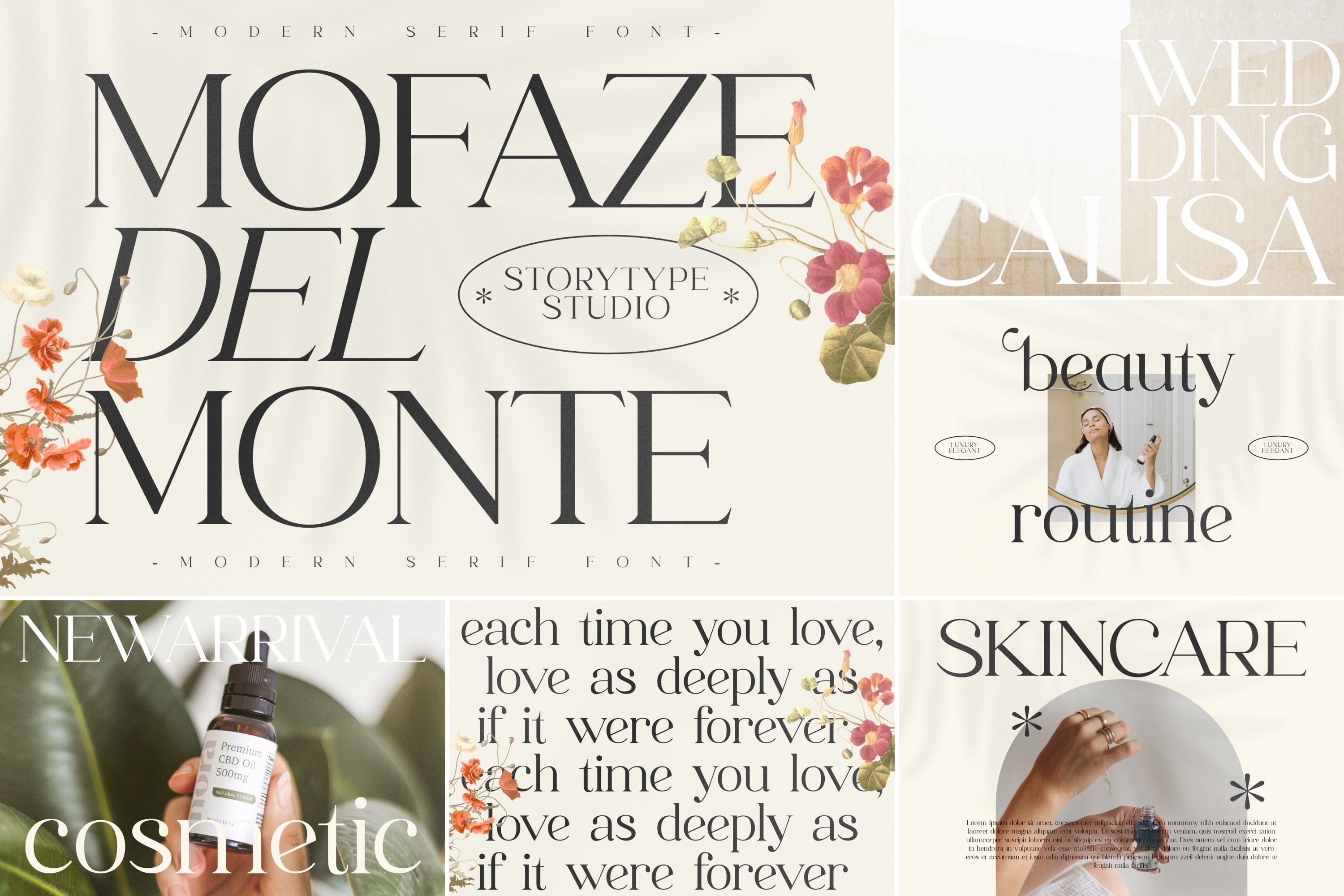 The Modern Display Font Bundle