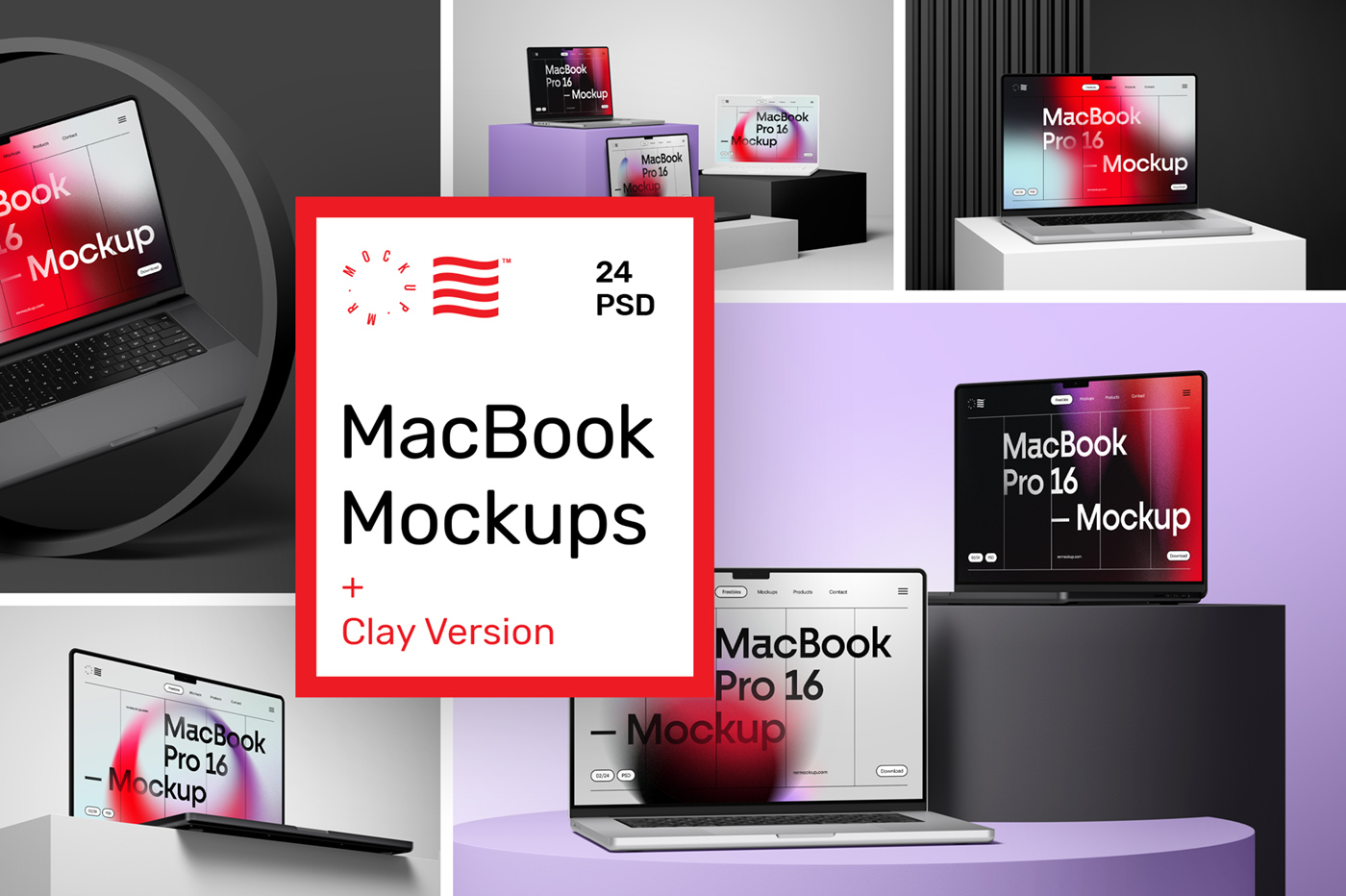 MacBook Pro 16 Mockups