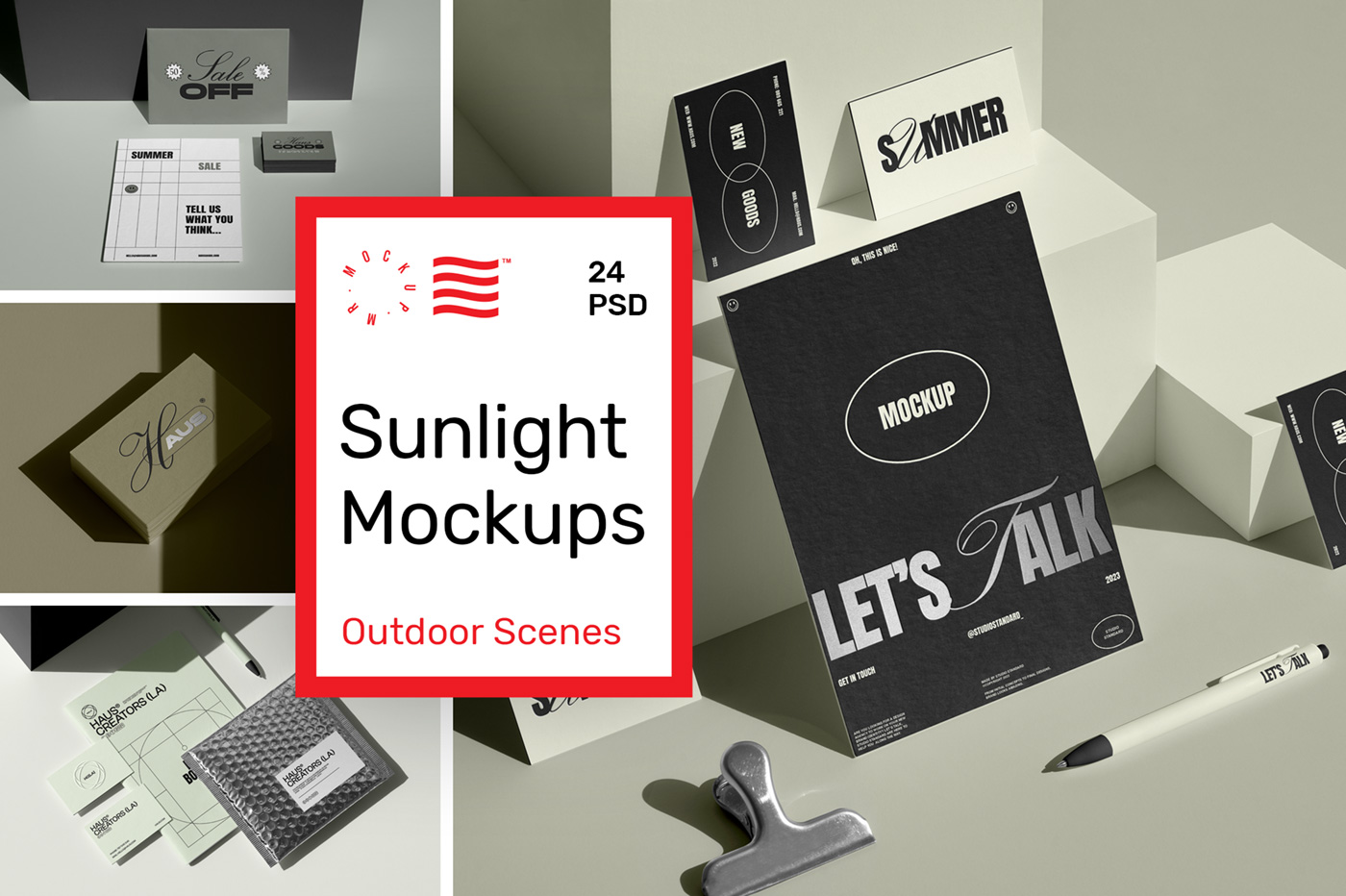 Sunlight Branding Mockups