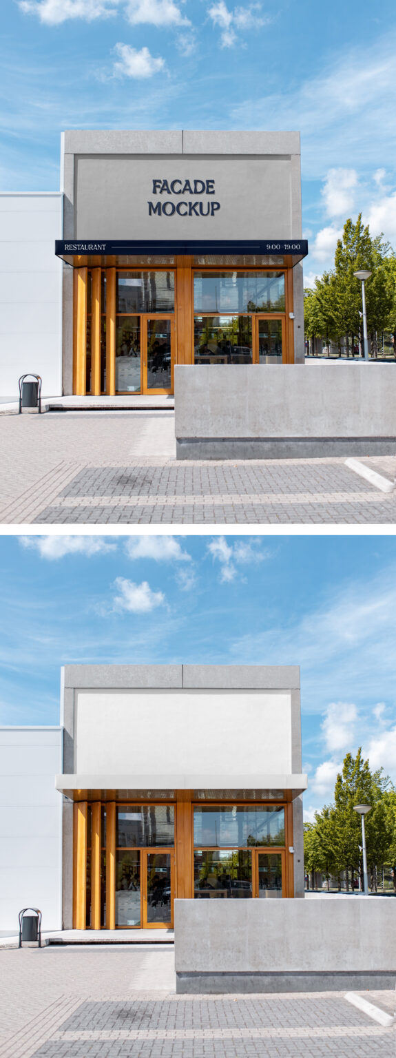 Concreate Building Facade Mockup — Mr.Mockup