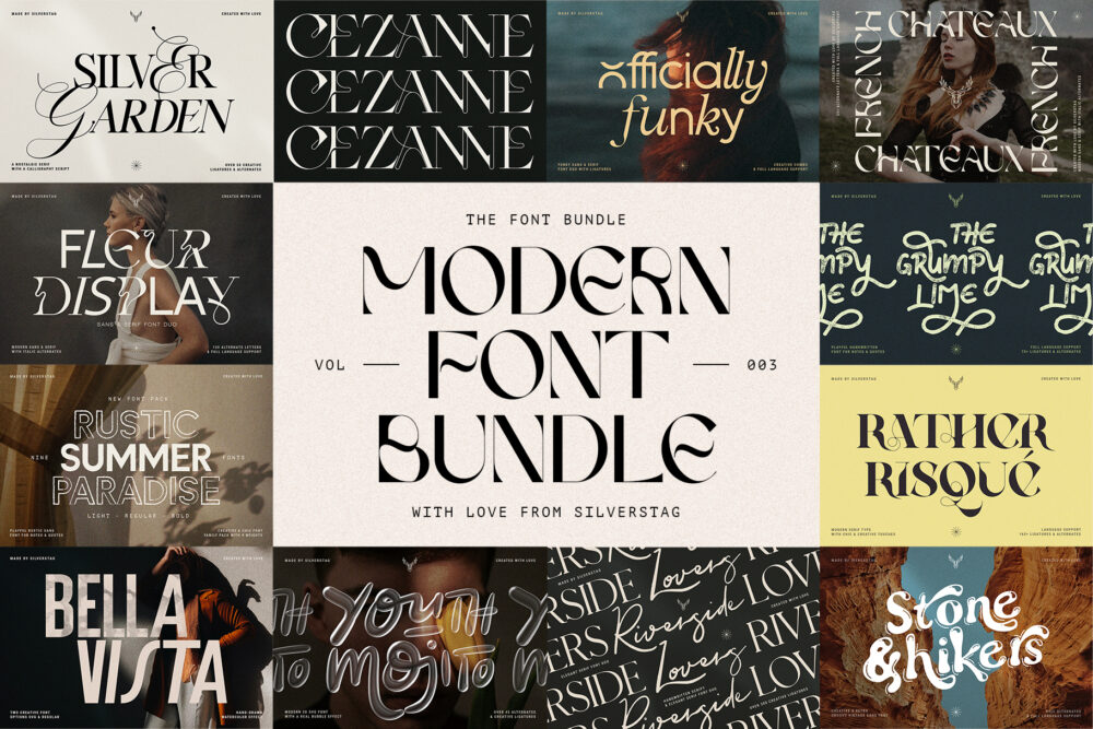 Chic & Modern Font Bundle Vol.3