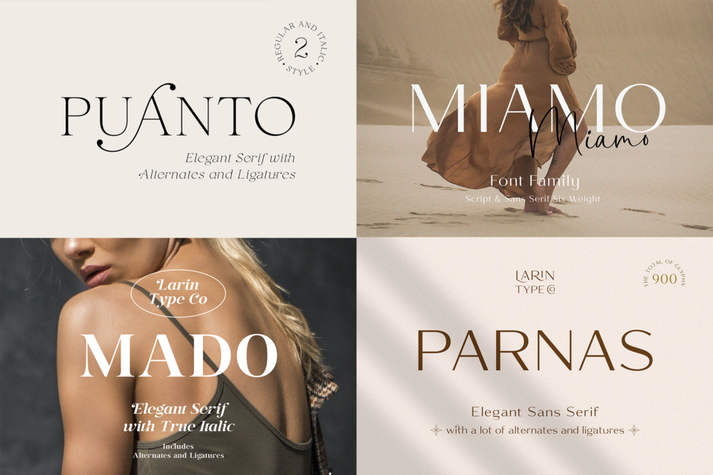 Modern Font Bundle Vol.2 — Mr.Mockup