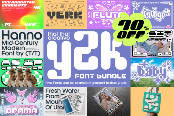 Y2K Font Bundle