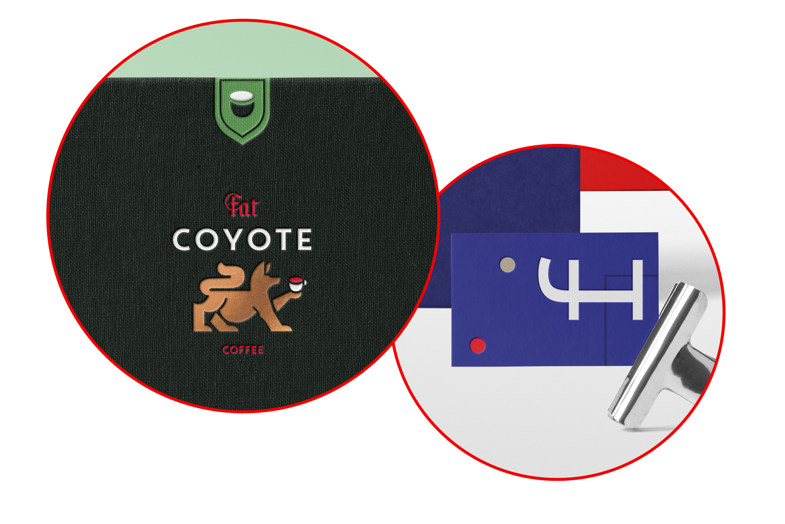 Foil, emboss and deboss effects form Fornt View Mockups.