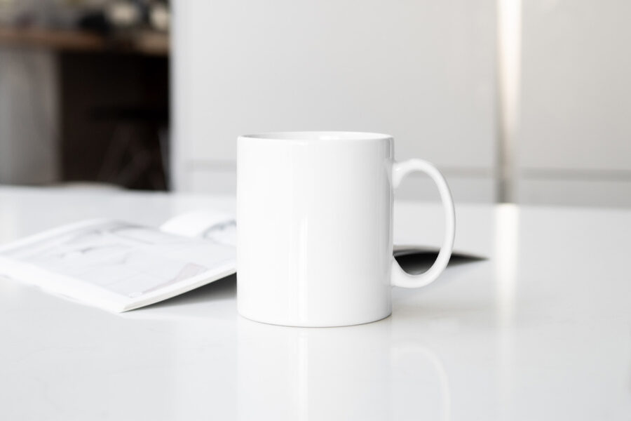 Mug on Desk Mockup — Mr.Mockup