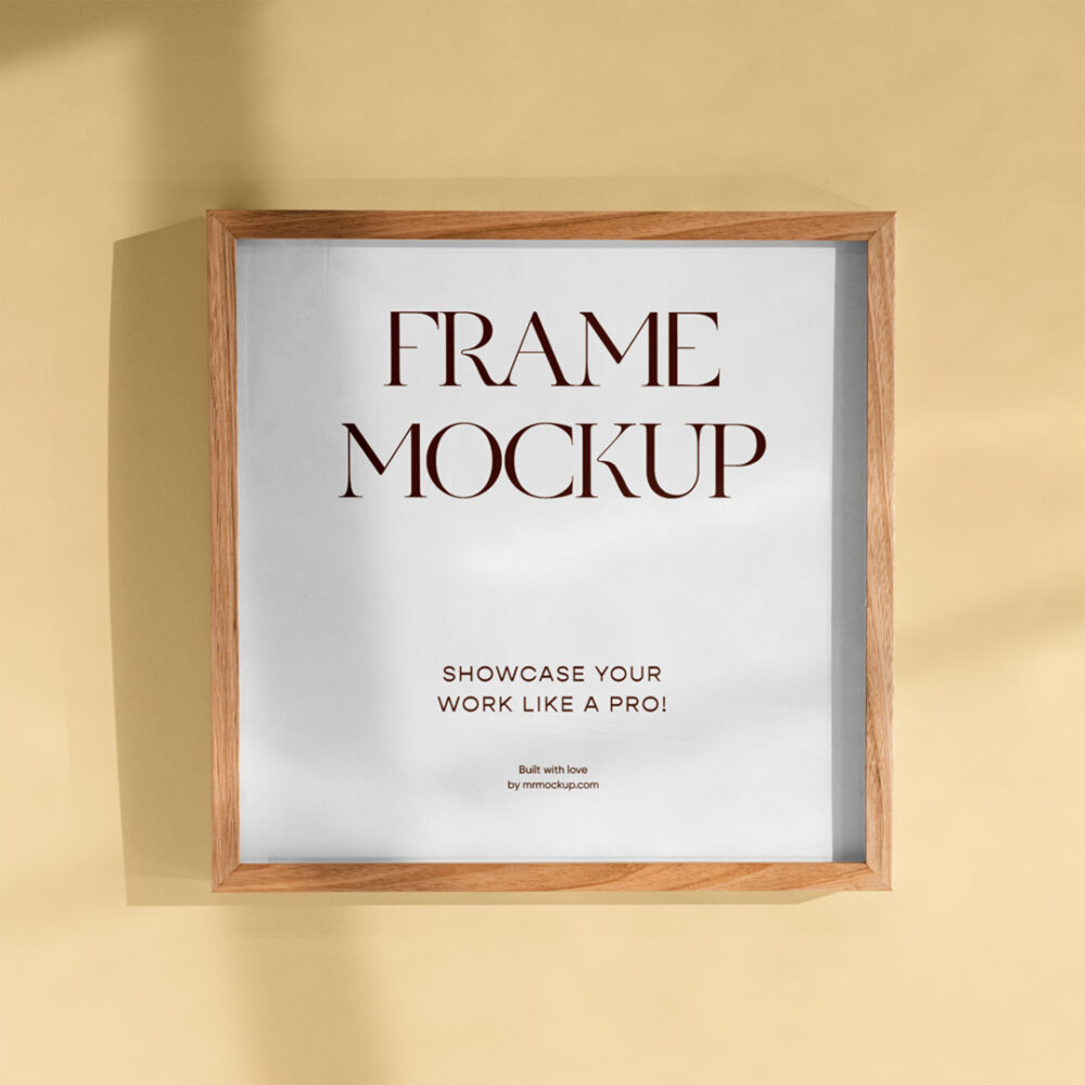 Free Frame Mockups — MrMockup