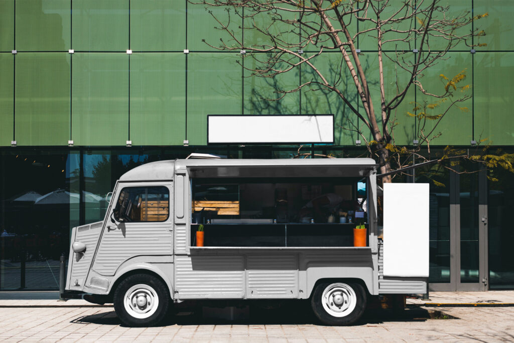 Vintage Food Truck Mockup — Mr.Mockup