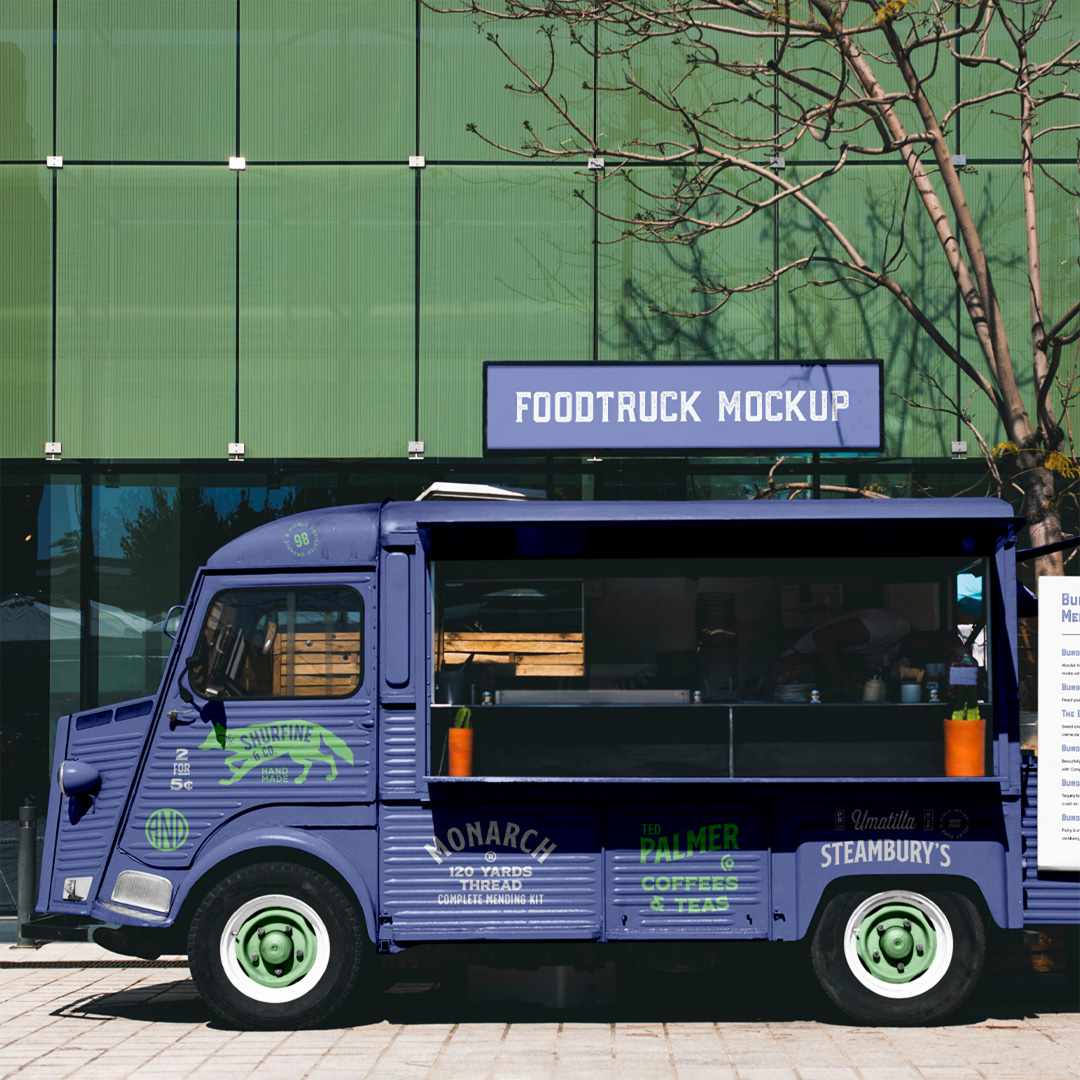 Free Food Truck Mockups — Mr.Mockup | Graphic Design Freebies