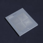 Book with deboss op-art project from outdoor branding mockups.