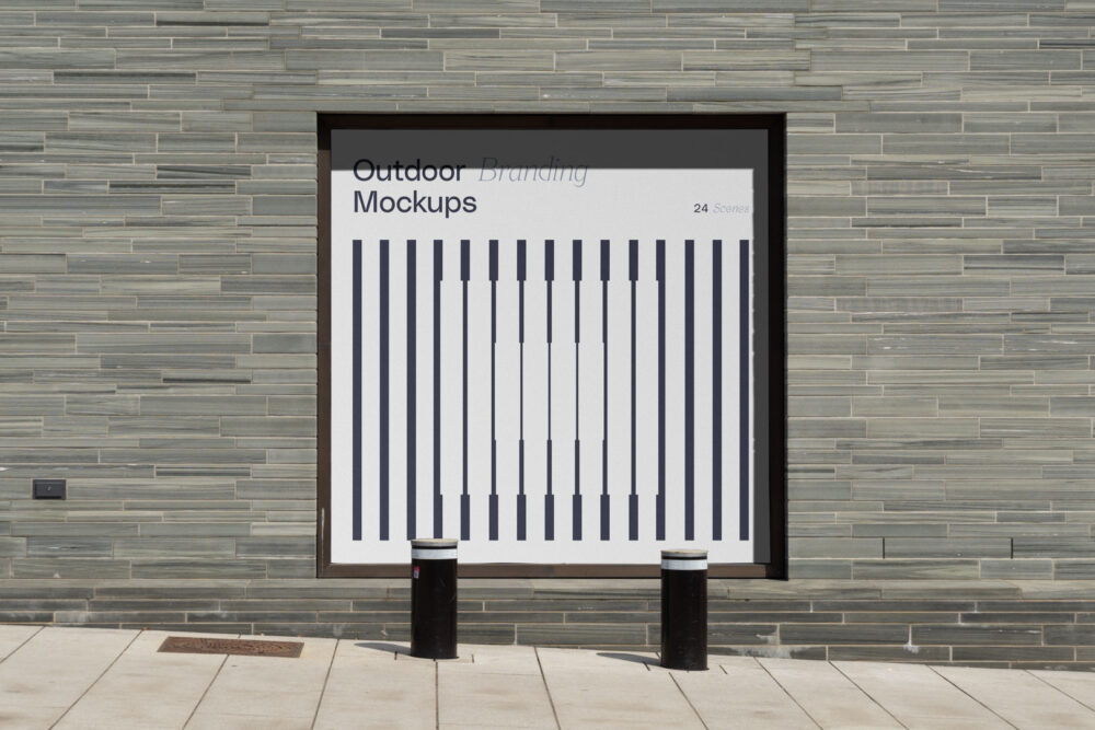 Billboard project made with outdoor branding mockups.