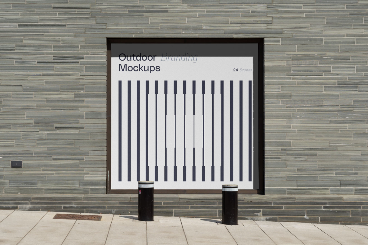 Billboard project made with outdoor branding mockups.