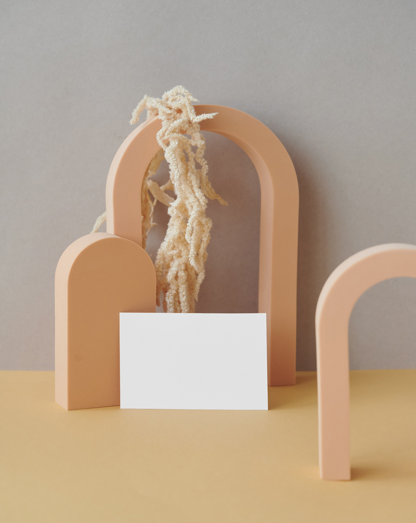 Blank Card in different looks seen from front based on the plastic figures.
