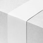 Big zoom on white color Box Branding Mockup to white label.